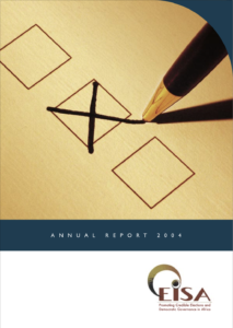 eisa annual report 2004 transparent democratic governance in africa