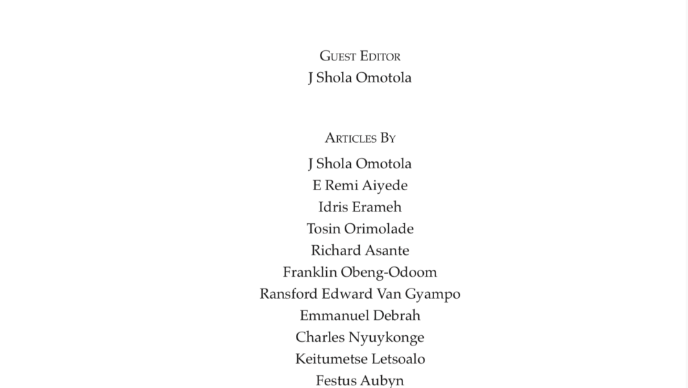 journal of african elections vol12 number 2 transparent democratic governance in africa