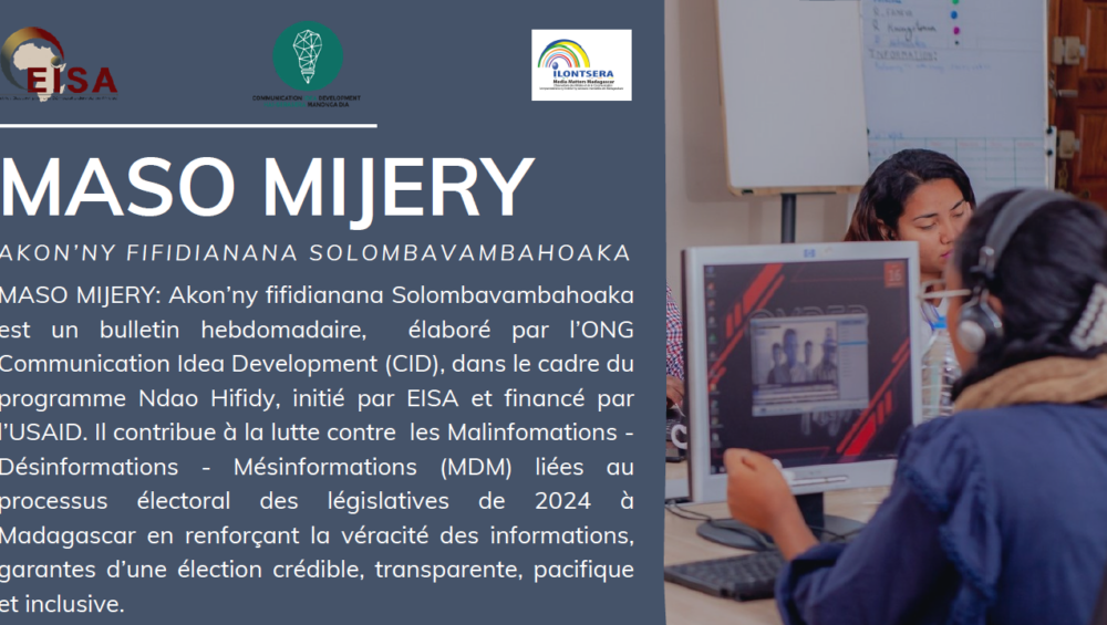 Maso Mijery 7 2024 maso mijery madagascar eisa mal transparent democratic governance in africa